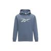 Reebok Solid Color Logo Hoodie Unisex Hoodies Blue 23RMF305UGB7