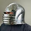 Maximus Helmet Medieval Knight Closed North Italian Bellows Helmet Cosplay Halloween Costume Gothic Armor Helmet Best Gift