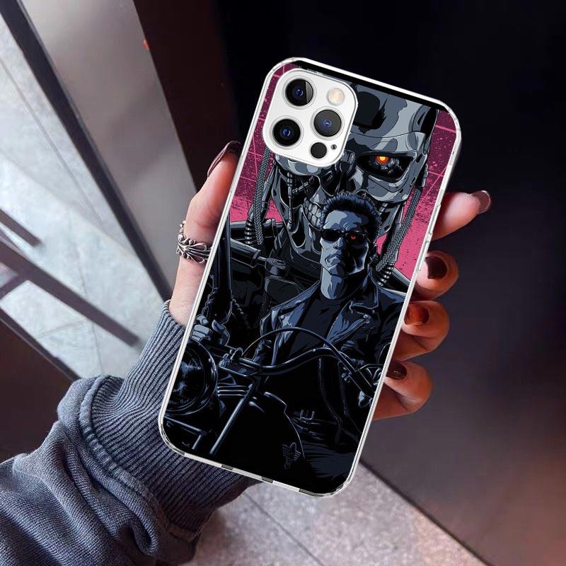 Arnold Schwarzenegger Terminator Phone Case For iPhone 17 Air 16 15 Pro Max 14 Plus 13 Mini 12 11 Cover 7 8 SE Silicone Shell Pr