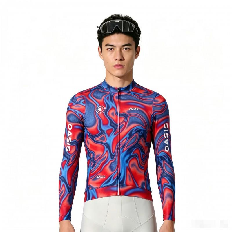 Men Women Cycling Jersey Short Sleeve Long Breathable Quick Dry Performance Top Road Bike Riding