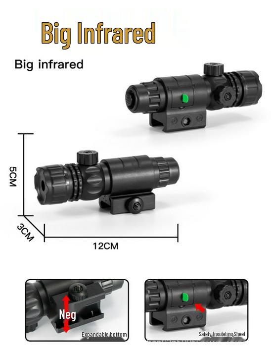 Children's Infrared Laser Scope Toy Gun for 20MM Rail
