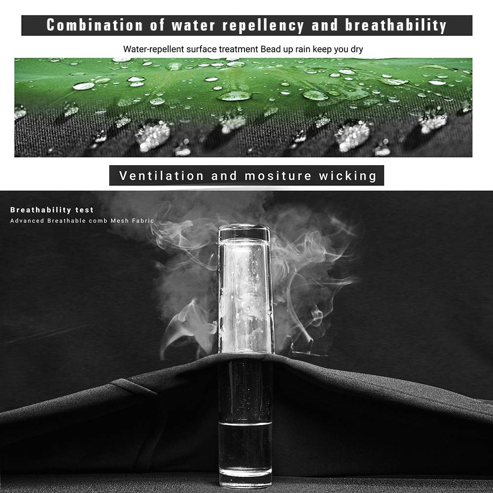 Souke Sports Зимние велосипедные и Идеальные для и Бега Мужские брюки с флисовой подкладкой, Ветрозащитные, Холодостойкие, Водоотталкивающие, Для пеших прогулок, Для катания на лыжах, (Черный,