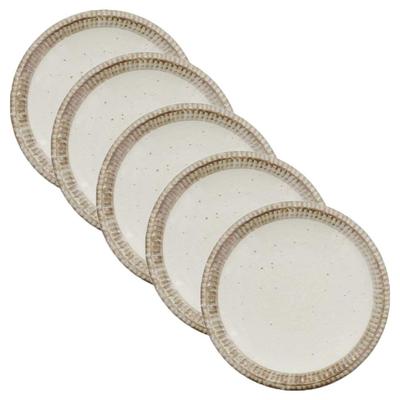 Столовая посуда East Fuchisa Powder Set of Japanese Small Serving Souce Plate Plate, 4-дюймовая тарелка, Hiki, 5, Тарелка, Столовая посуда, Тарелка, Тарелка, Тарелка,