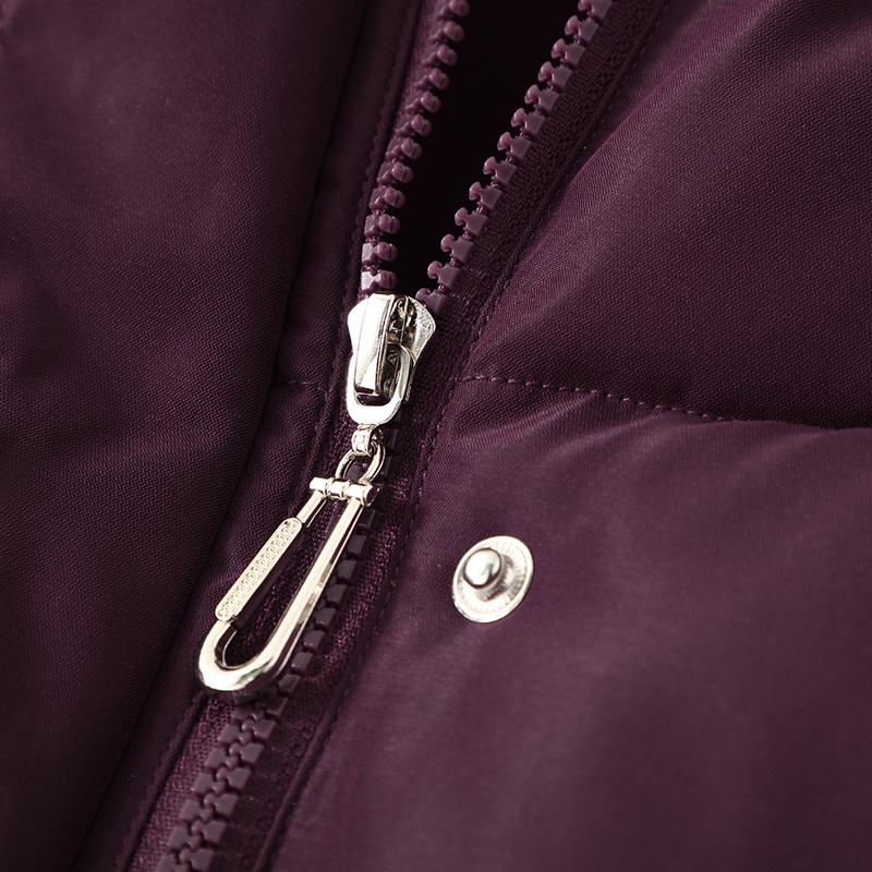 Middle-aged Woman Winter Coats Hooded Casual Plus Size Parkas Female Thick Warm Outerwears