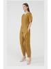 Женские однотонные узкие прямые брюки Miyake из драпировки - Новая коллекция Весна/Лето 2025