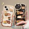 Coffee Bear Doll Pendant Applicable To Apple 16 Mobile Cell IPhone 13 Three-dimensional Silicone Cute Soft Shell 12mini
