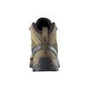 SALOMON X Ultra 4 Quest Rove Gore-Tex Fabric Leather Comfortable Slip-Resistant Durable Mid-Top Outdoor Functional Shoes Men Shoes Green Yellow 471814