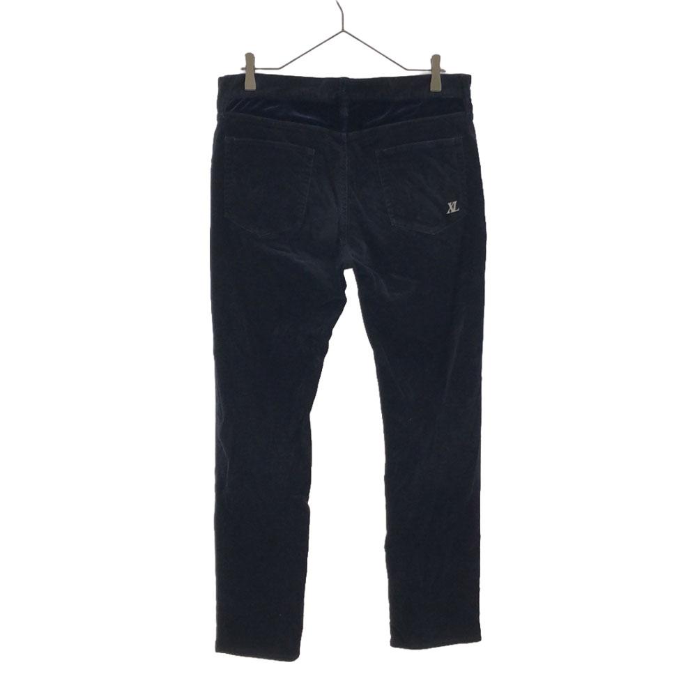 Xlarge Вышивка логотипа Вельветовые брюки w34 Темно-синие Мужские Б/У