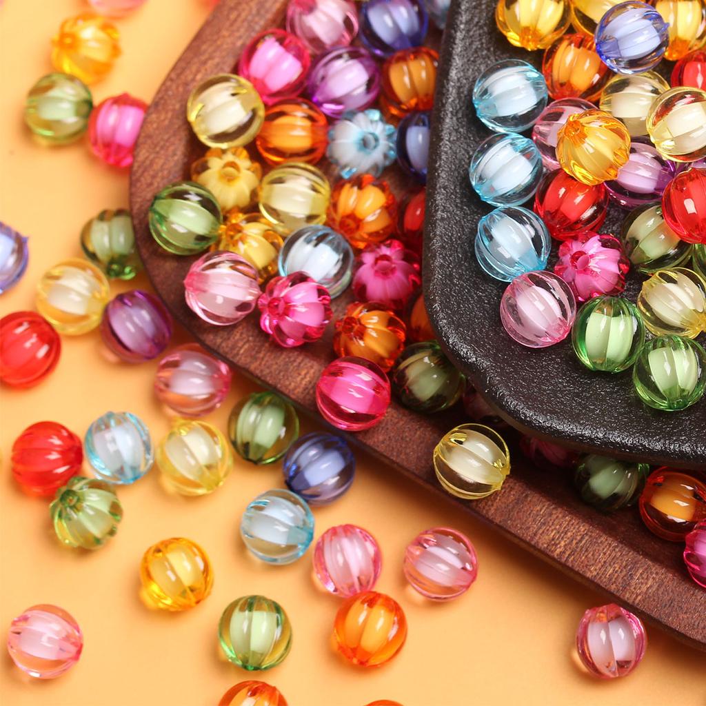 Арбуз 8/10 мм акриловые свободные бусины DIY аксессуары сэндвич 500 г/упак. ожерелье браслет ремесла изготовление ювелирных изделий оптовая продажа кулон