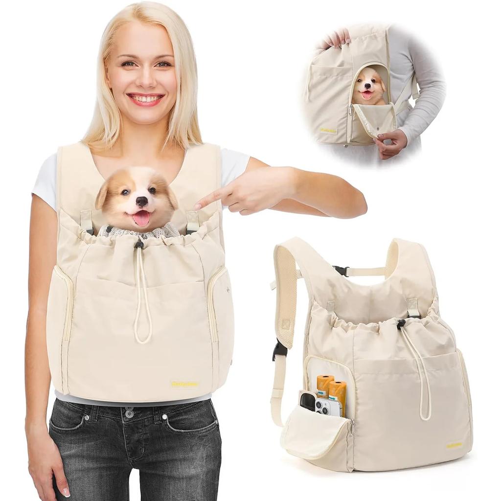 Рюкзак Pet Strap для средних/маленьких кошек и собак, сумка для домашних животных для походов на открытом воздухе