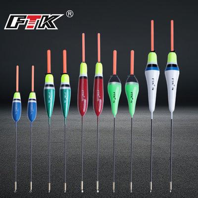FTK 10 шт. 1 г/0,035 унции, 2 г/0,070 унции, 3 г/0,105 унции, 4 г/0,141 унции, 5 г/0,176 унции Набор поплавков для ловли карпа, поплавки разных размеров, цвета для ловли карпа