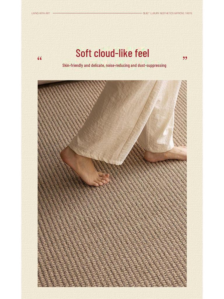 2024 Японский чайный домик Имитация сизаля Напольный коврик для гостиной, спальни и доски для кошачьих когтей