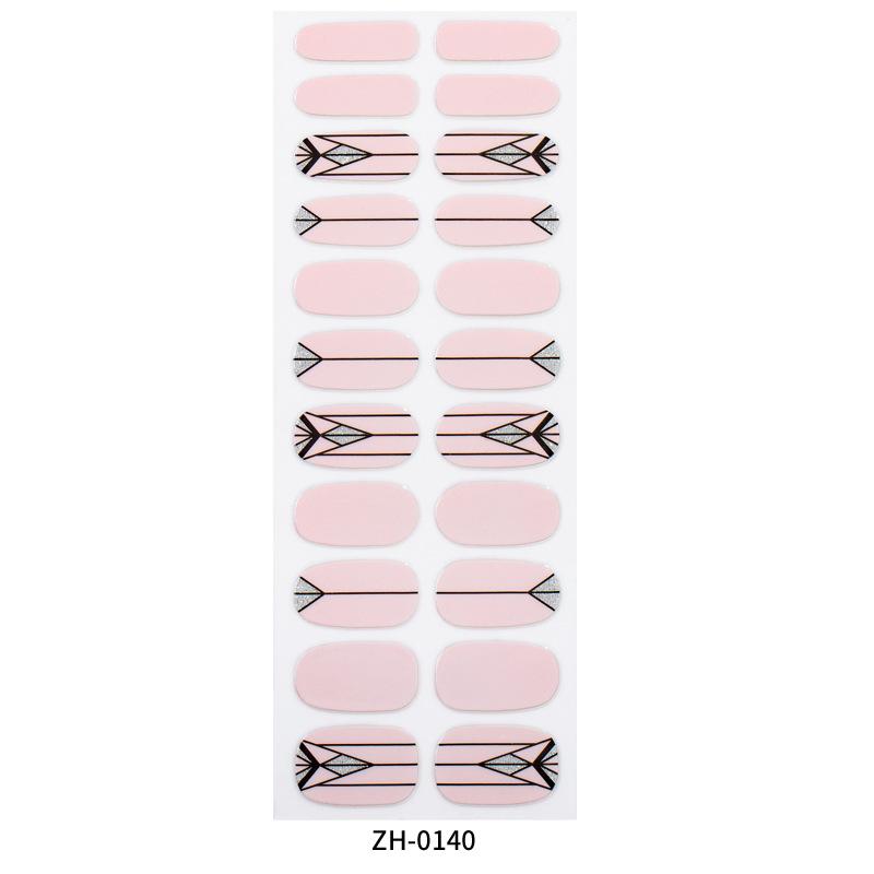 New French Manicure Stickers Waterproof Line Nail Stickers Decorative Full Stickers