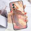 Dragons Light Color For Xiaomi Redmi 9A 9C 9AT 10C 9 9T 10 12C 13C 8 12 K60 A1 K50 K40 5G Black Back Phone Case