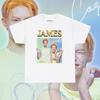 Летняя мода 2026 Модная футболка Мужчины Женщины Винтажный топ Cortis James Kpop Рубашка, Фан-мерч Cortis, Джеймс Биас Kpop, Винтажная футболка с принтом