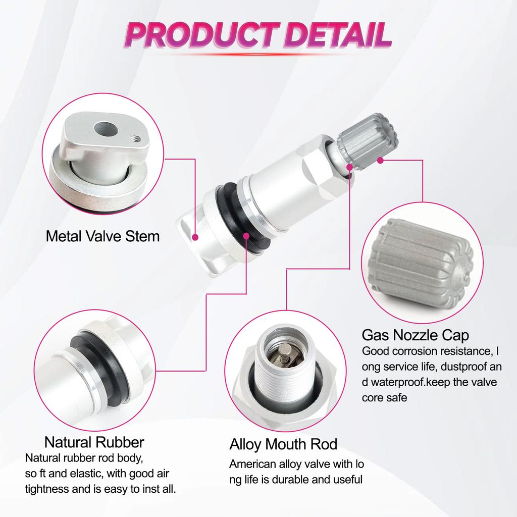 4X TPMS система шин датчик давления в шинах клапанный шток ремонтный комплект для Jeep Dodge Chrysler Mercedes-Benz Land Rover Mitsubishi Raide