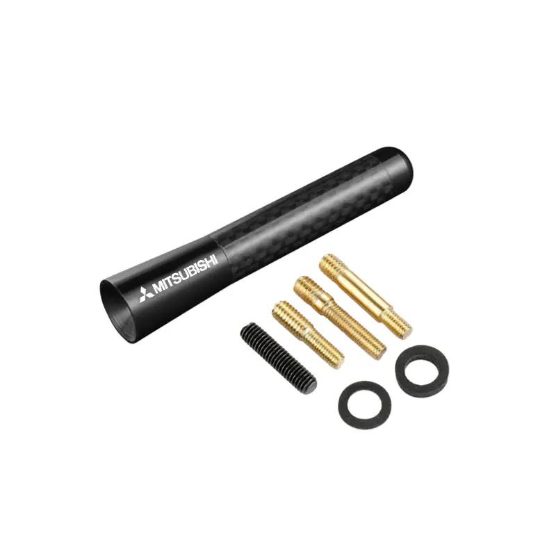 8/12CM Car Roof Radio Antenna for Mitsubishi Ralliart Lancer ASX Pajero Outlander Eclipse Carbon Fiber Signal Aerial Sticker