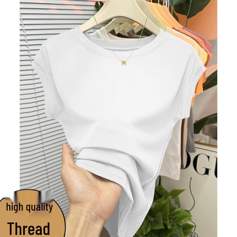 Stylish Women's Summer Cap Sleeve Slim Fit Top
