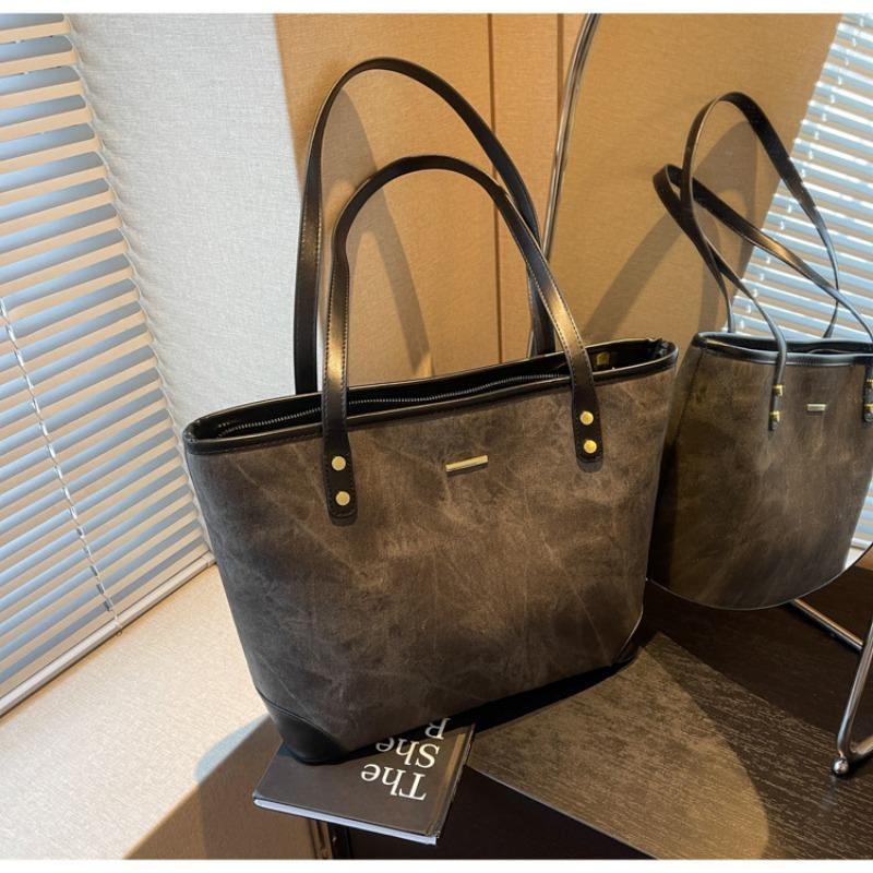 Сумка большой вместимости женская летняя универсальная новая простая наплечная сумка популярная текстура сумка-тоут для поездок на работу