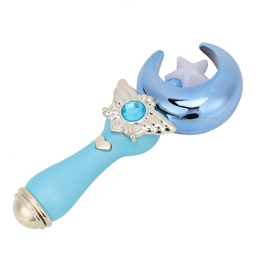 Светящаяся палочка принцессы, фея, электрическая магия, луна, палочка для укладки, мигающая игрушка в подарок