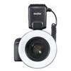 Кольцевая вспышка Godox Macro LED Speedlight GN12 Время перезарядки для цифровых зеркальных фотокамер Sony Canon Nikon Fuji Olympus Panasonic Видеосъемка животных и растений