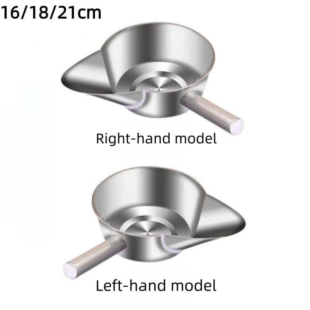 Совок для упаковки из нержавеющей стали Утолченная ложка-черпак с утиным клювом Кухонный гаджет Миска для смешивания жареной пищи Ресторан быстрого питания