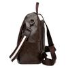 New Oil Leather Backpack for Women's Korean Edition Trendy PU Soft Leather Backpack Anti Theft Large Capacity Multi Purpose Women's Bag