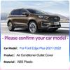 Для Ford Edge Plus 2024 2024 Крышки воздухозаборников под задними сиденьями Решетки кондиционера Защитные выхлопные трубы Аксессуары для интерьера