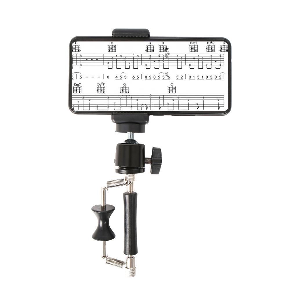 Электрический Бас и Гитара Капо с Клипсой для Телефона и Ремешком