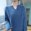 Женский кашемировый свитер Qinghe Cashmere 30% кашемир 30% норка 30% шерсть 10% нейлон Женский осенне-зимний плотный кашемировый пуловер Мягкий и теплый