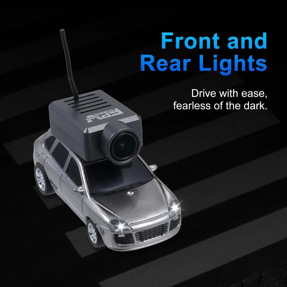 Машинка на радиоуправлении с 720P HD WiFi камерой, гироскопом, подсветкой и режимом VR, мини-игрушка, управляемая через приложение, для мальчиков и девочек