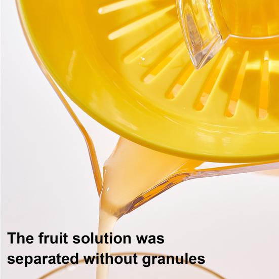 Соковыжималка для цитрусовых и лимонов, ручная соковыжималка с мерным стаканом и теркой, экономящая место на кухне