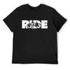 Ride Your MTB Mountain Bike - White Graphic T-Shirt Plain Plus Size Clothes for a Boy New Edition Black T-shirts for Men