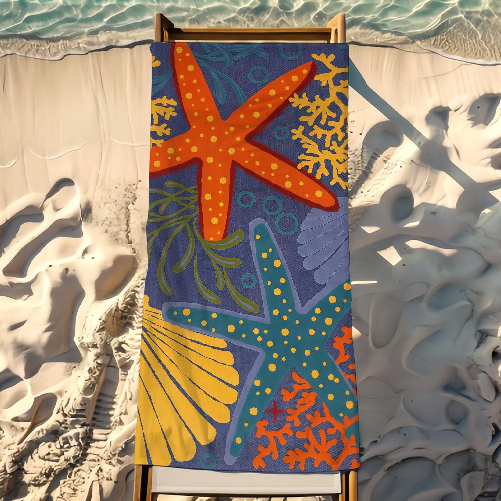 Персонализированное полотенце Пляжное полотенце Дорожное Легкое Дружелюбное к коже Для бассейна Пляжа Кемпинга Круиза Лето