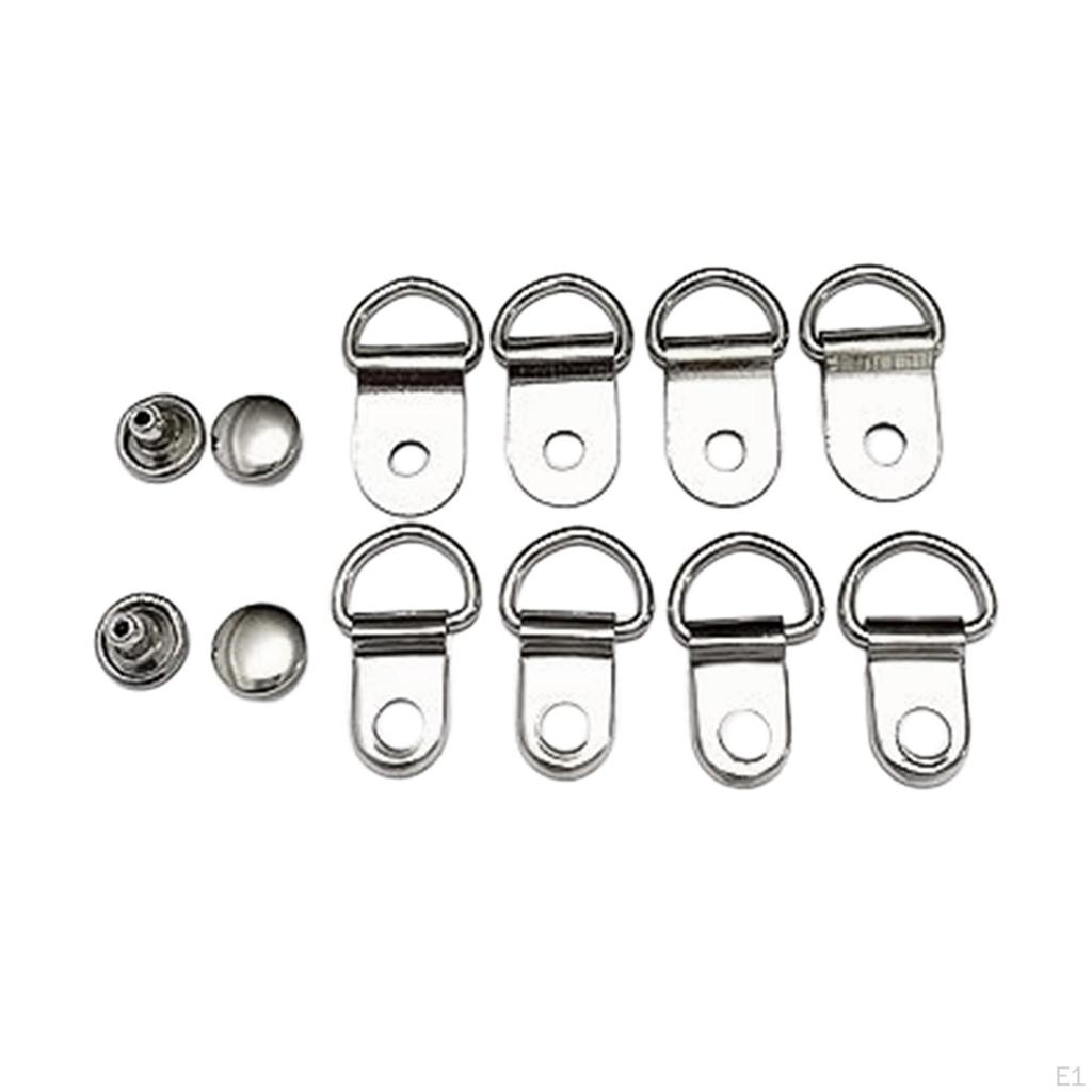 Boot Lace Hooks Eyelet Repair crafts D Ring Buckle for Mountaineering Shoes Camping Outdoor