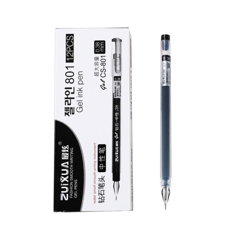 Student Supplies Signature Pen Diamond Tip Neutral Pen High Quality Gel Pen