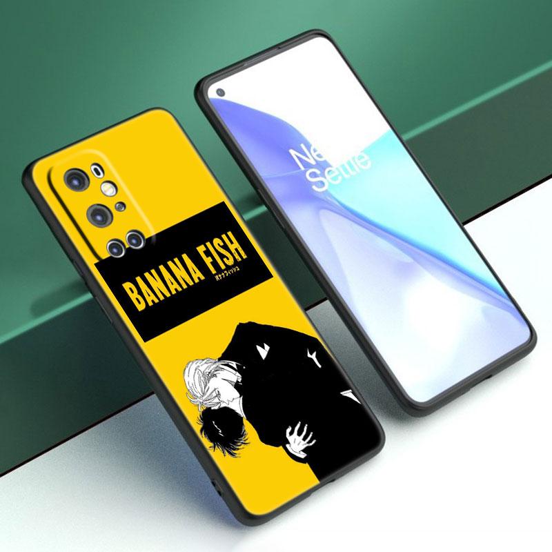 Силиконовый чехол для телефона с изображением банановой рыбы и аниме для OnePlus 10T 10R 9RT 8T 7T Pro Nord 2 N10 N100 N200 CE2 Lite 2T ACE 5G, черный чехол