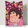 Cartoon SSteven UUniverse Throw Soft Warm Flannel Throw Blanket Multiuse for Sofa Bed Office Nap