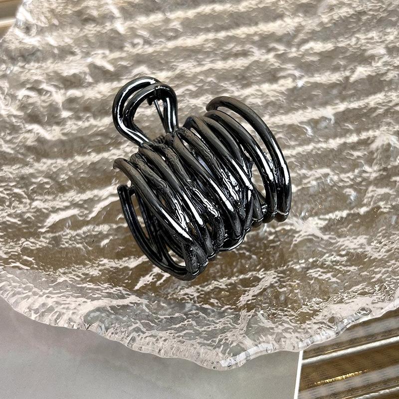 UXSL Винтажные неровные металлические заколки для волос для женщин, девушек, заколка для высокого хвоста, фиксированные заколки, заколка-краб, модные аксессуары для волос