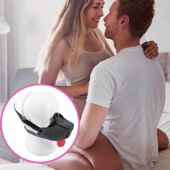 BDSM Собачья Маска-Кляп Стимулятор Нервных Окончаний Игрушка Фетиш Ролевые Игры Капюшон Дышащий Регулируемый Незаметный Костюм для Взрослых на Вечеринки