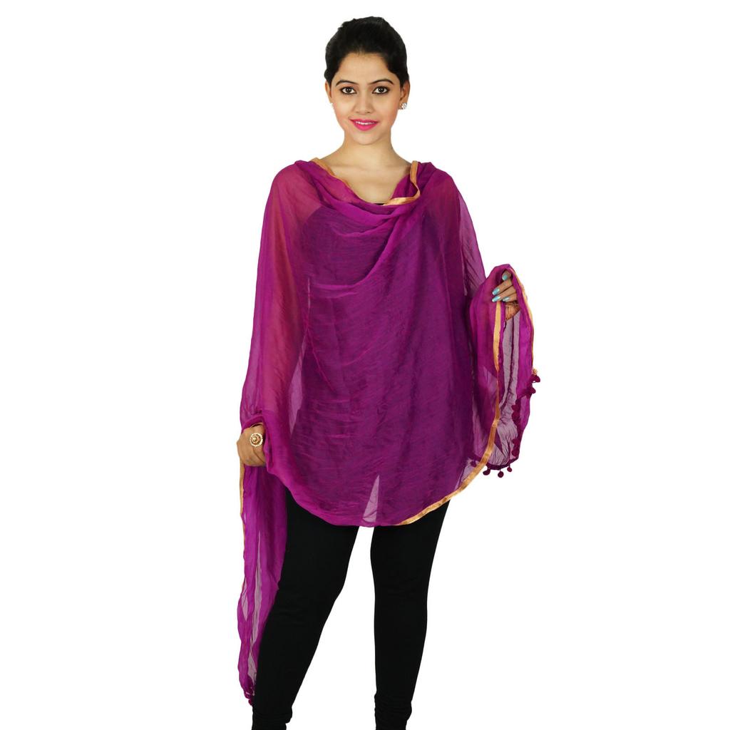 Шарфы из шифоновой смеси, женская одежда, палантин, накидка на шею, длинный подарок Dupatta для