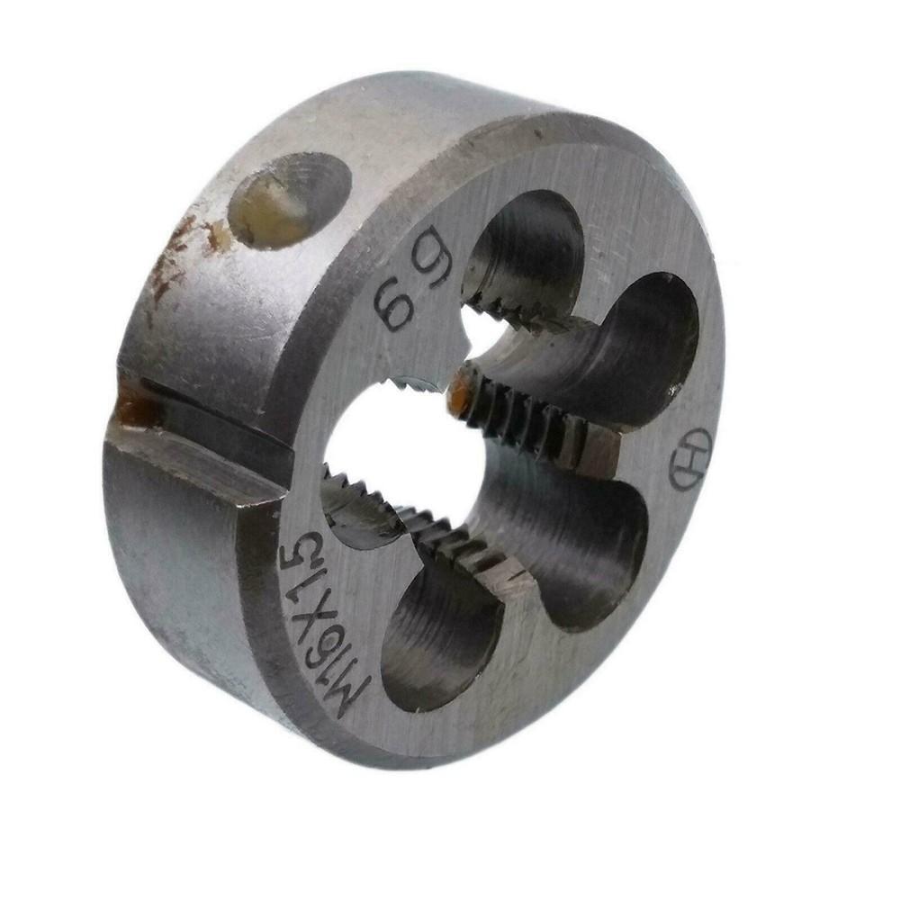 HSS M16 x 1,5 мм конический и пробковый метчик и M16 x 1,5 мм плашка метрическая резьба правая