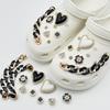 Милые пряжки для обуви Crocs в виде морских звезд и ракушек из смолы с высококачественными цветочными аксессуарами
