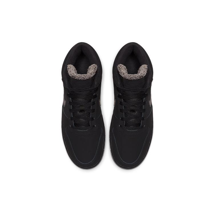 New Nike Ebernon Mid Se Triple Black AQ8125-003