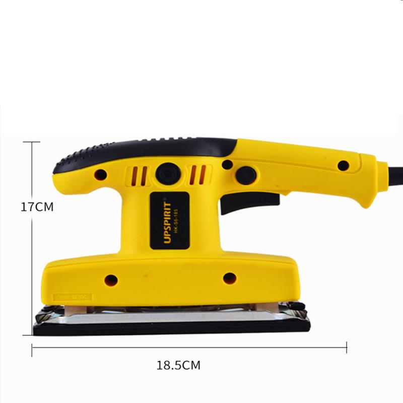 Household Electric Flat Sanding Machine Small Portable Woodworking Wall Sandpaper Polisher Handheld Putty Polishing Machine