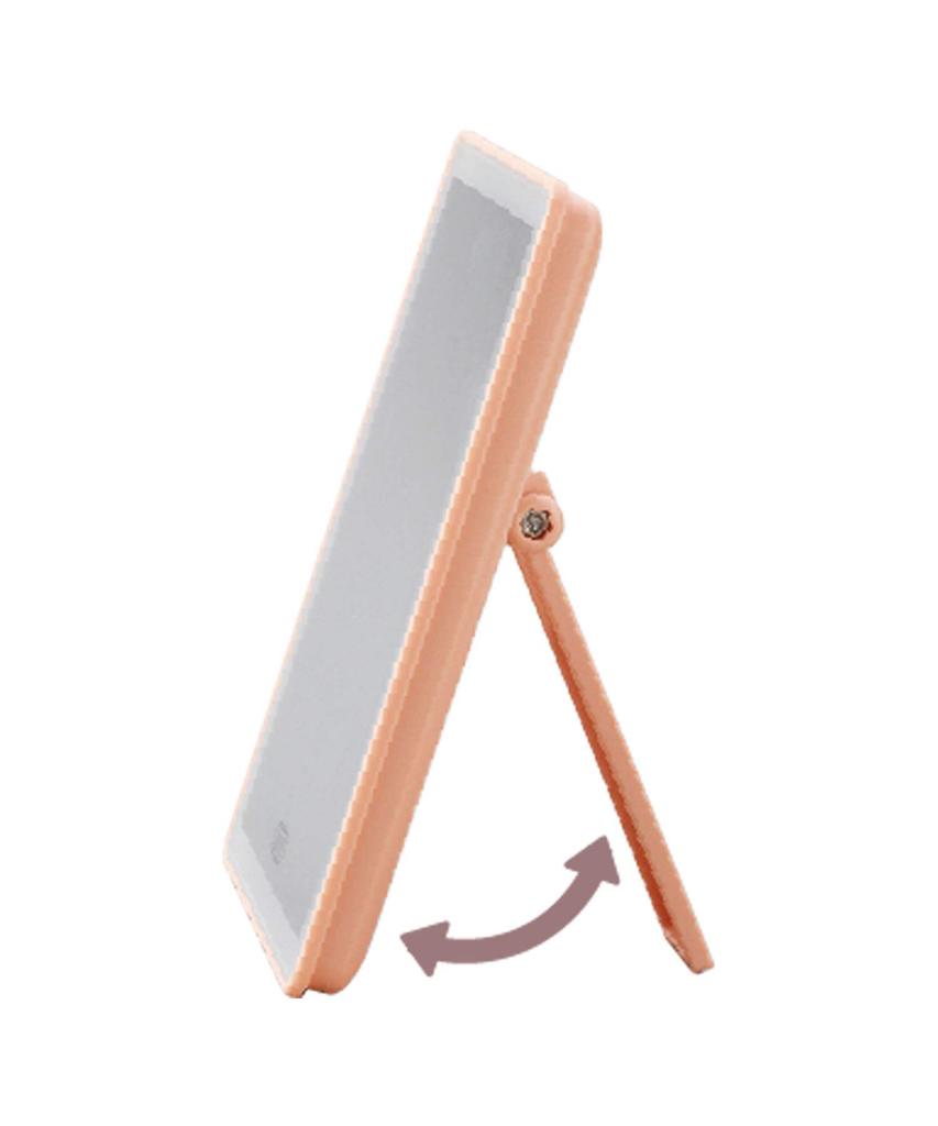 Зеркало Toffy Beauty LED с яркой подсветкой TB06-LM3 (розовый)