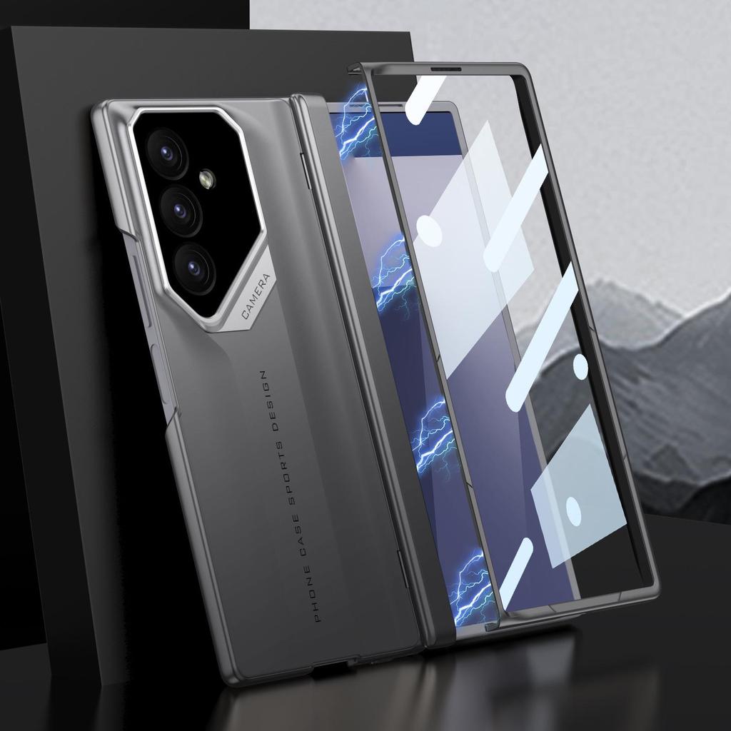 Тонкий магнитный чехол для Samsung Z Fold7 Supercar с защитой шарнира
