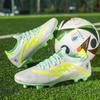 Модные профессиональные футбольные кроссовки для мужчин на открытом воздухе FG TF на шнуровке мужские футбольные бутсы оригинальные легкие нескользящие молодежные футзальные бутсы