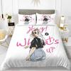 Fashion Girl European and American Modern Trend Girly Comfortable Duvet Cover Pillowcase Bedding Set Children Bedroom Decoration