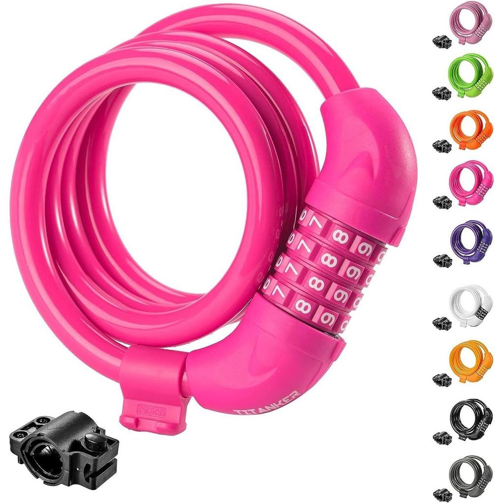 Bicycle Password Lock, Steel Wire Lock, Mountain Bike Four Position Password Lock, Motorcycle Lock, Anti-theft Lock, Dead Flying Lock, 532 Locks